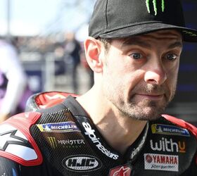 One for the road, Brucey. Photo by Yamaha Racing.