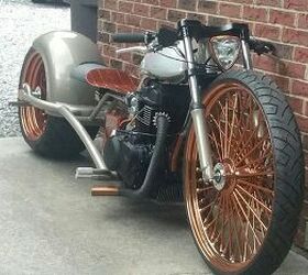 Custom stretched  and lowered Bike