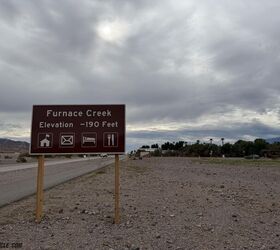 Sadly, the road to Badwater Basin was still closed, but it was still a novel experience being 190 feet below sea level after spending a day in the shadow of the 14,505-foot-tall Mt. Whitney.