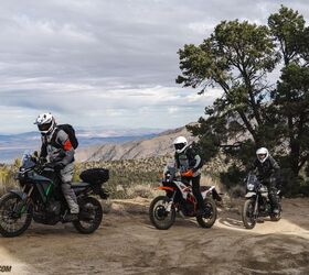 three lightweight adventure bikes 150 years of detours