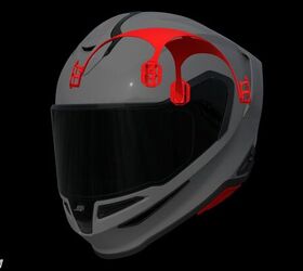 The position of the A-head liner can be moved easily with snaps, customizing how the helmet fits on your head.