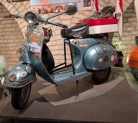 roman holiday the vespa museum in rome, A Well Travelled Vespa