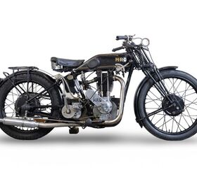 A 1926 HRD 499cc Model 90, sold for £27,260, including premium.
