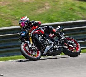 2026 triumph street triple 765 rx review at barber