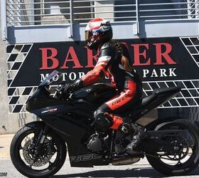 2026 triumph street triple 765 rx review at barber