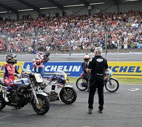 going old school classic honda race bikes in france gallery