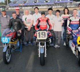 going old school classic honda race bikes in france gallery