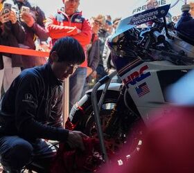 going old school classic honda race bikes in france gallery