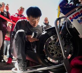 going old school classic honda race bikes in france gallery