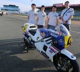 going old school classic honda race bikes in france gallery