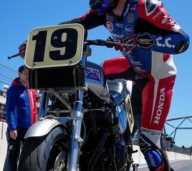 going old school classic honda race bikes in france gallery
