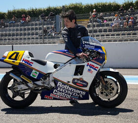 going old school classic honda race bikes in france gallery