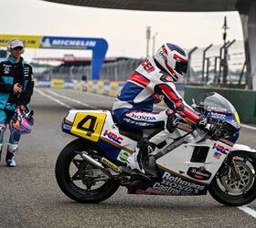 going old school classic honda race bikes in france gallery
