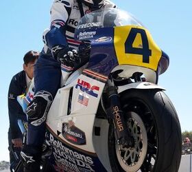 going old school classic honda race bikes in france gallery