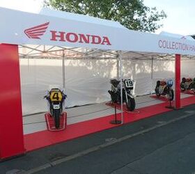 going old school classic honda race bikes in france gallery