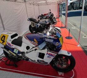 going old school classic honda race bikes in france gallery