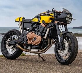 custom honda cb750 hornets at wheels and waves 2026 gallery, Sting Honey Honda Poland x Honda Sok x Steel Choppers