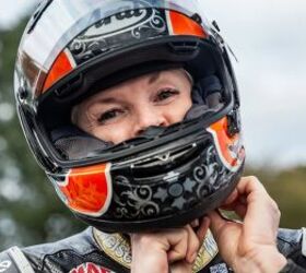 Maria Costello, the most prominent woman competitor at the TT suffered a terrible incident and is beginning a challenging recovery. Photo by IOM TT Press.