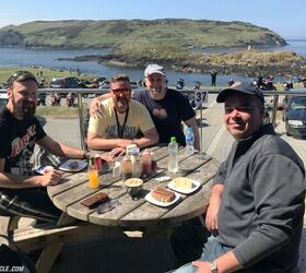 From a few years back, our friend group comes from far afield, and makes new memories each TT. Photo by Andrew Capone.