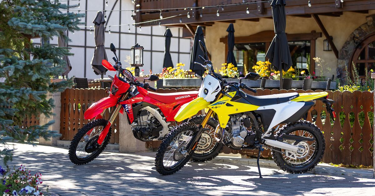 Honda CRF450RL vs. Suzuki DR-Z4S Dual-Sport Shootout Gallery