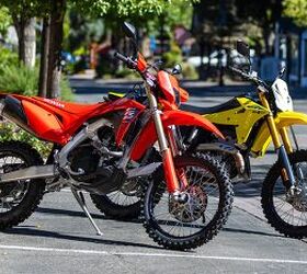 honda crf450rl vs suzuki dr z4s japanese dual sport shootout