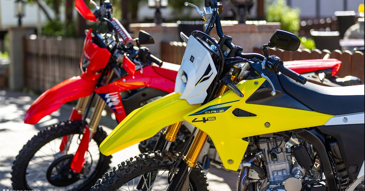Honda CRF450RL vs. Suzuki DR-Z4S | Japanese Dual-Sport Shootout