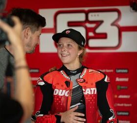 kayla yaakov gets the motogp experience