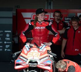 kayla yaakov gets the motogp experience