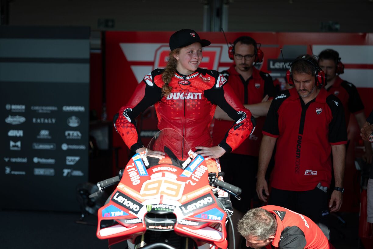 Printable Motorcycles Kayla Yaakov Gets The MotoGP Experience | Motorcycle.com