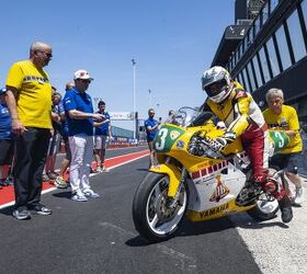 yamaha legends and iconic racebikes at misano gallery