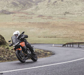 We’re told the Eurogrip Exlpo-R Plus tires were made specifically for the Norton Atlas — a deal made easier when the parent company owns both brands.