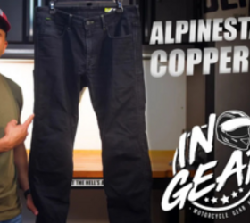 A simple pair of riding jeans with an extra useful feature