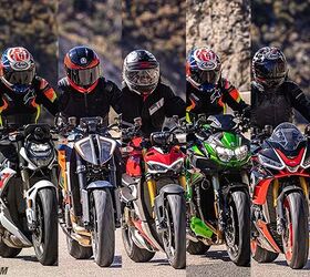 The big boys in the naked bike category duke it out on the street