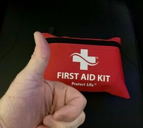 "Has everything that might be needed in an emergency. Takes up little space. I've got one for each of our vehicles"