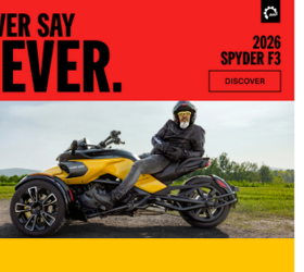 2026 SPYDER F3 PERFORMANCE ALL THE WAY