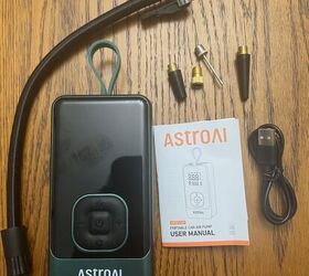 "Now, with this little device, I can take care of tire pressures before heading out on a ride"